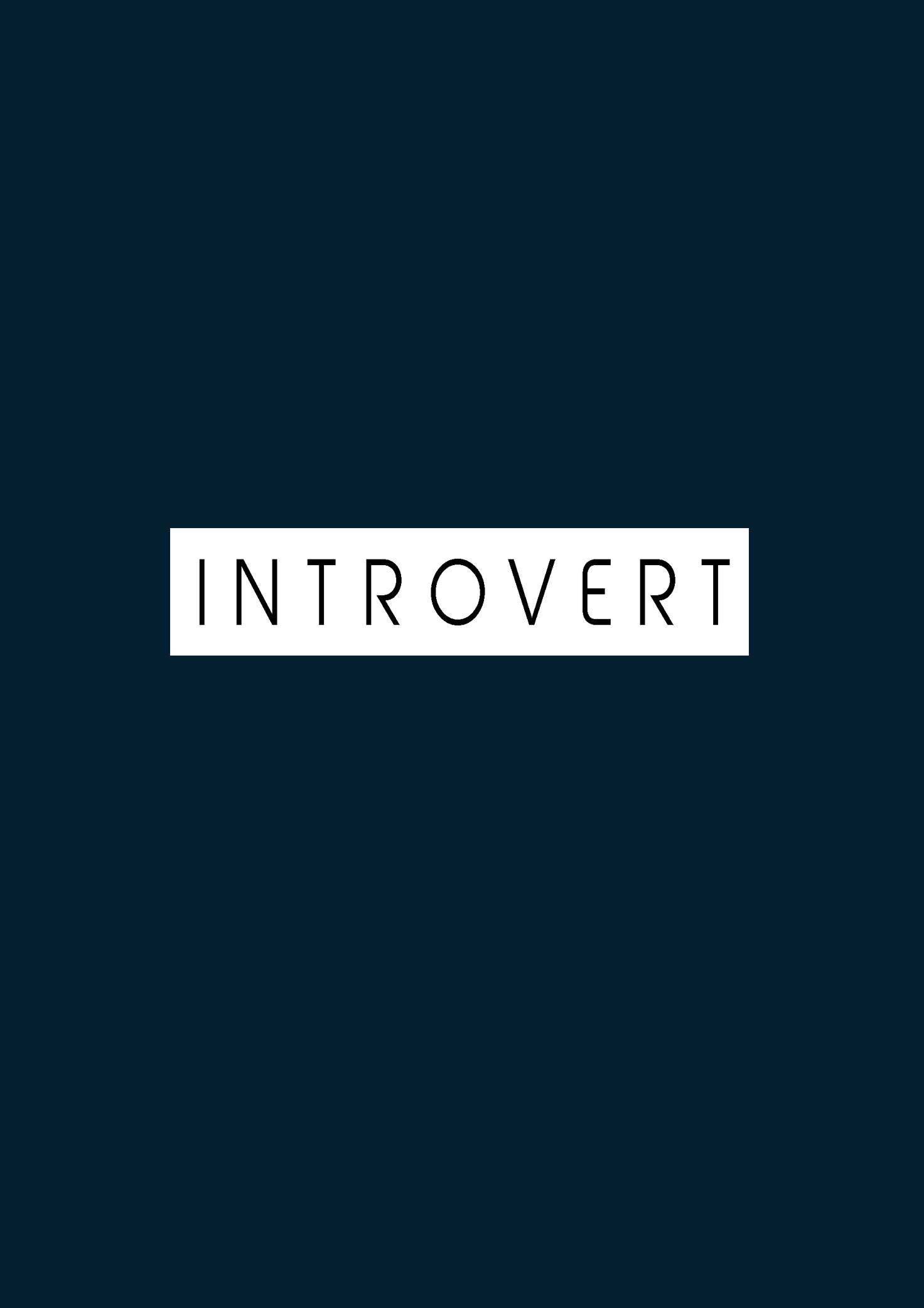 "INTROVERT" - HALF-SLEEVE T-SHIRTS