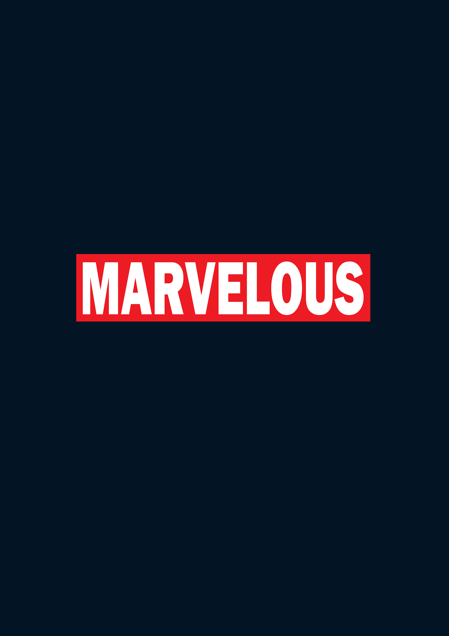 " MARVELOUS "- HALF-SLEEVE T-SHIRT