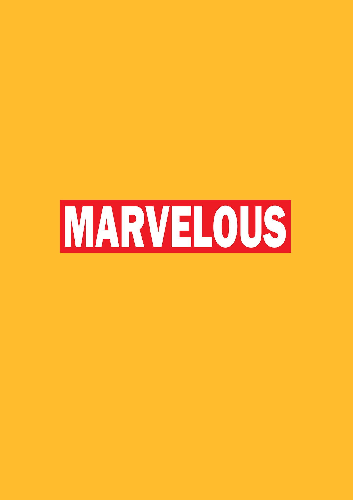 " MARVELOUS "- HALF-SLEEVE T-SHIRT