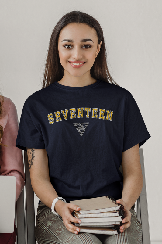 Seventeen- Regular fit Unisex T-Shirts NAVY BLUE