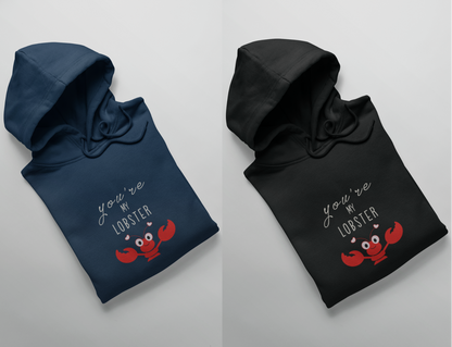 You Are My Lobster: Friends- Winter Couple Hoodies.