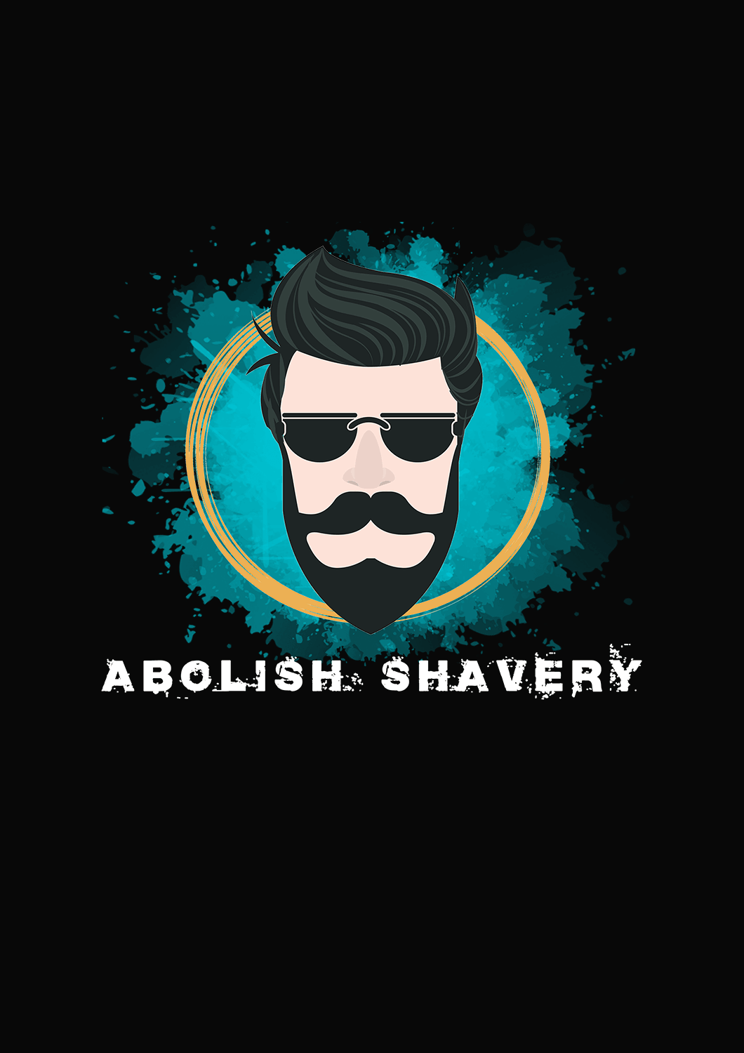 "ABOLISH SHAVERY" - HALF SLEEVE T-SHIRTS