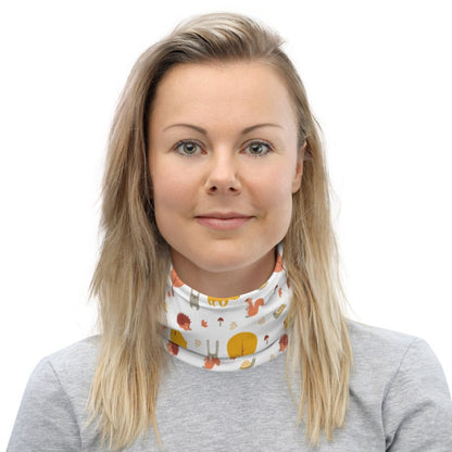 Cute Animal Doodle Face Unisex Bandana