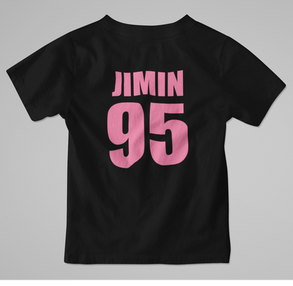 Map Of The Soul Persona - Jimin 95- Boy with luv (Double Sided Print) : BTS - HALF-SLEEVE T-SHIRTS