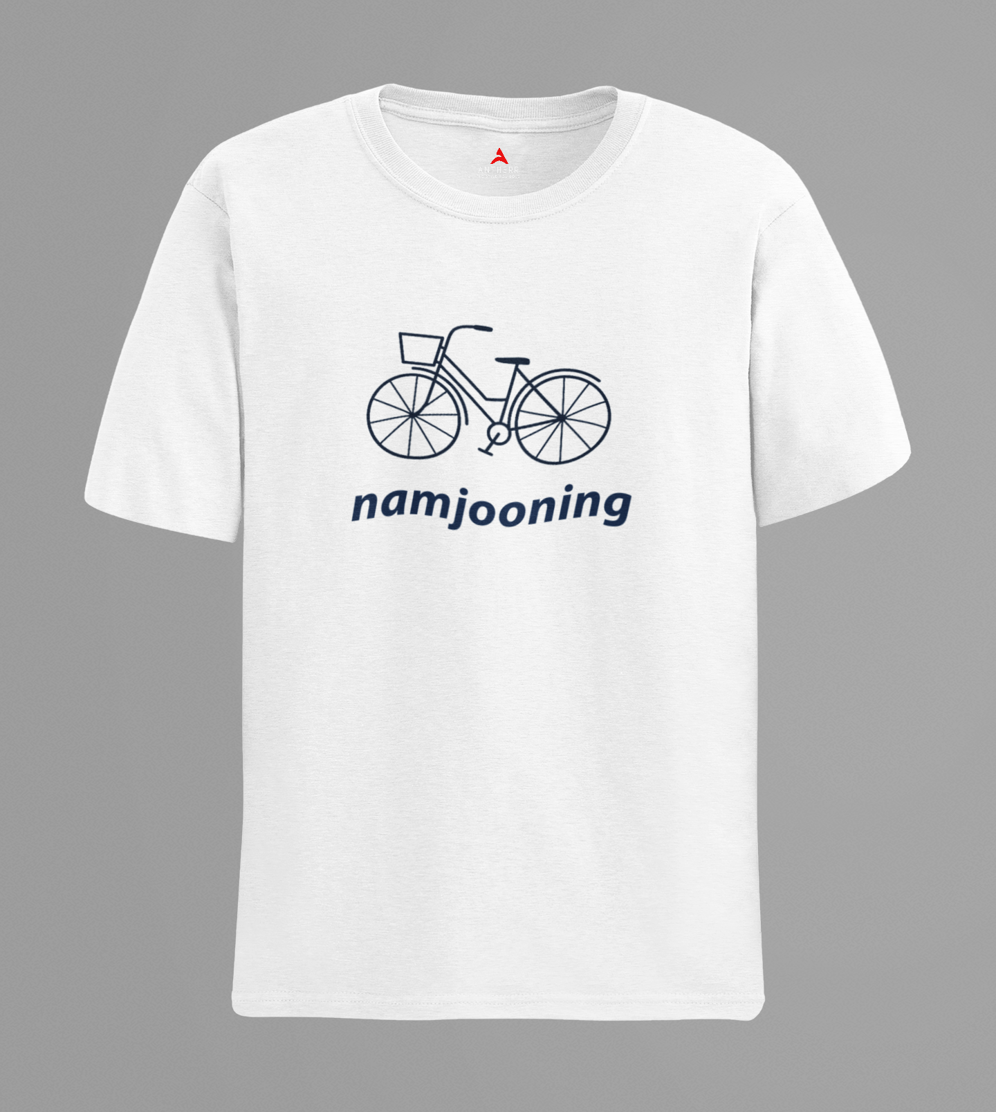 Namjooning Bicycle: BTS - Half-sleeve T-shirts WHITE