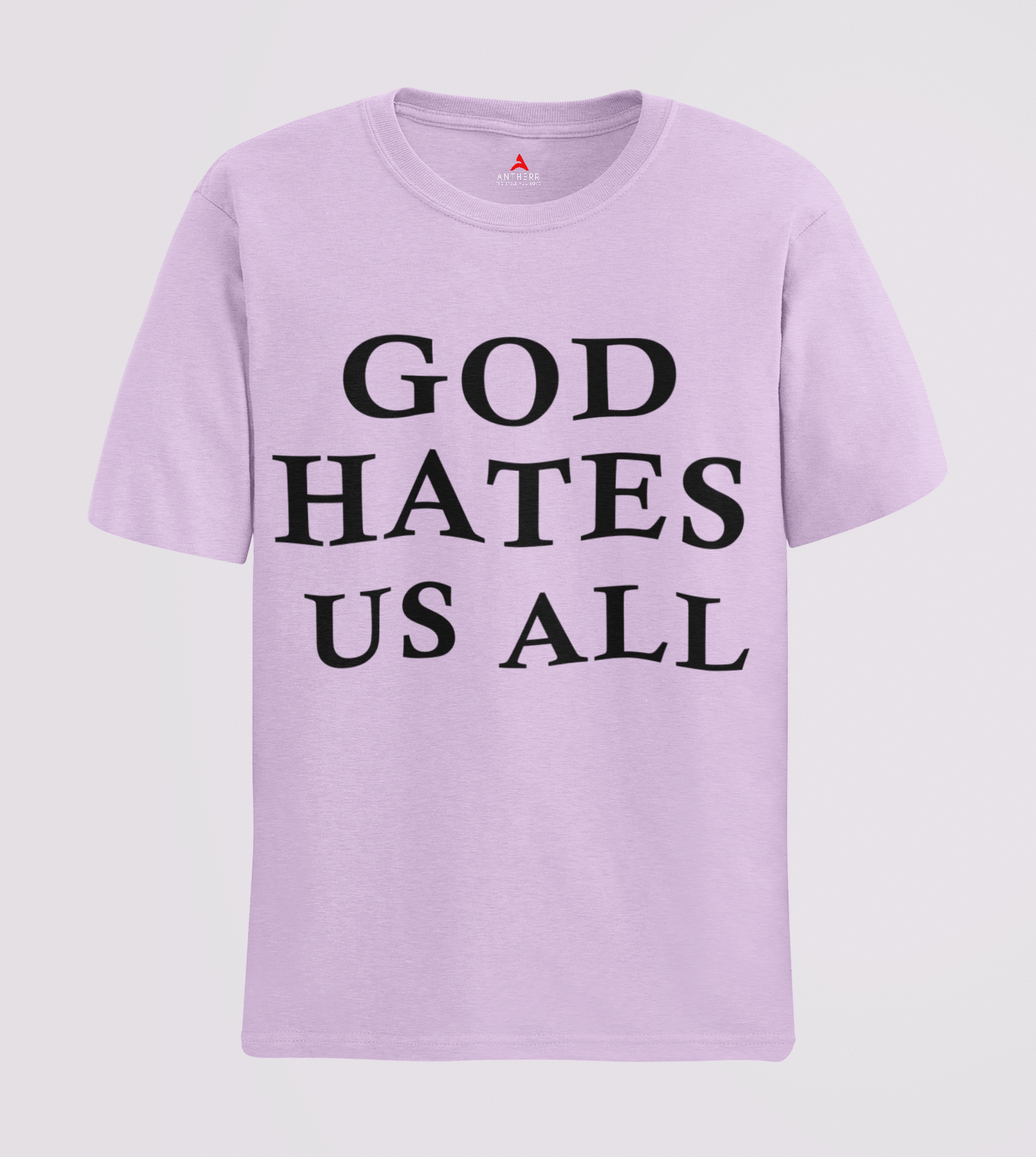 God hates us all (Double Sided Print)- Half Sleeve T-Shirts