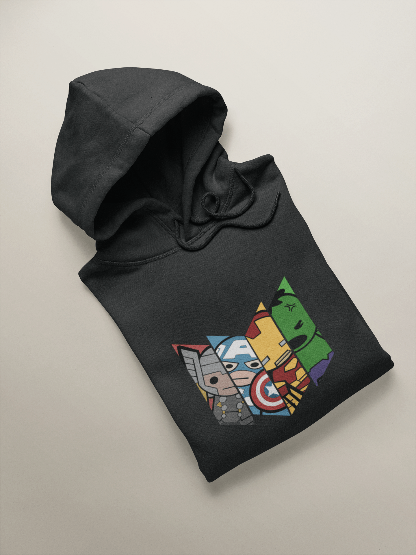 Avengers Squad : Winter Hoodies BLACK