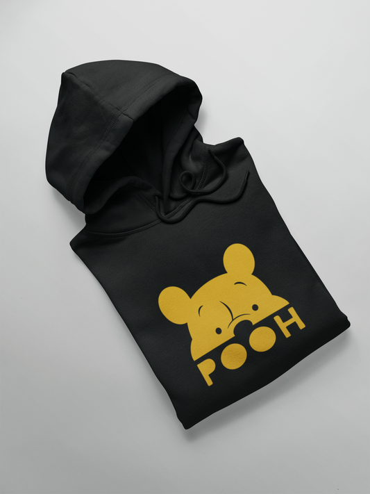 POOH : Winnie the Pooh & Pals - WINTER HOODIES BLACK