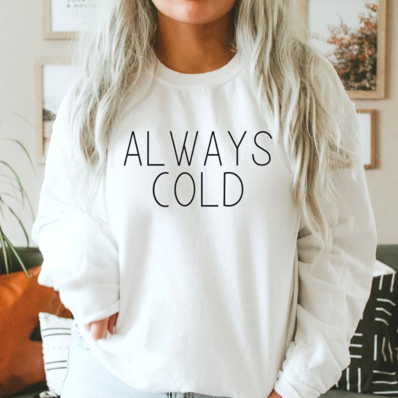 Always Cold - MINIMAL : Winter Sweatshirts WHITE
