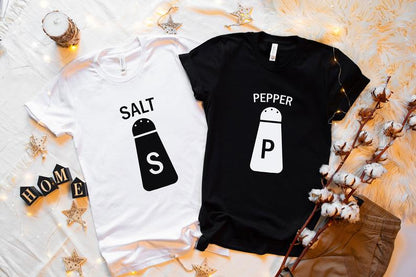Salt & Pepper - Half Sleeve Couple T shirts