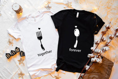 Together Forever - Half Sleeve Couple T shirts