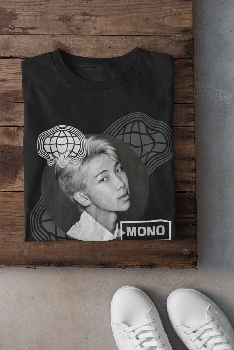 RM MONO Namjoon Moon Child : BTS -HALF-SLEEVE T-SHIRTS