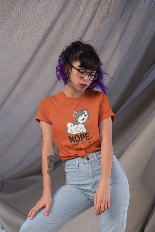 Nope Not Today - HALF-SLEEVE T-SHIRTS