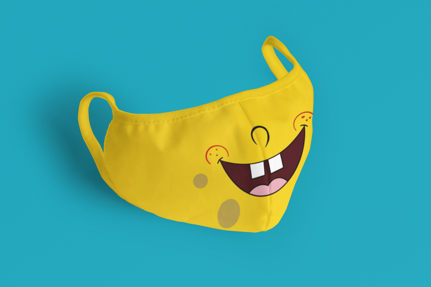 SpongeBob: Printed Tetra Shield Protection Mask