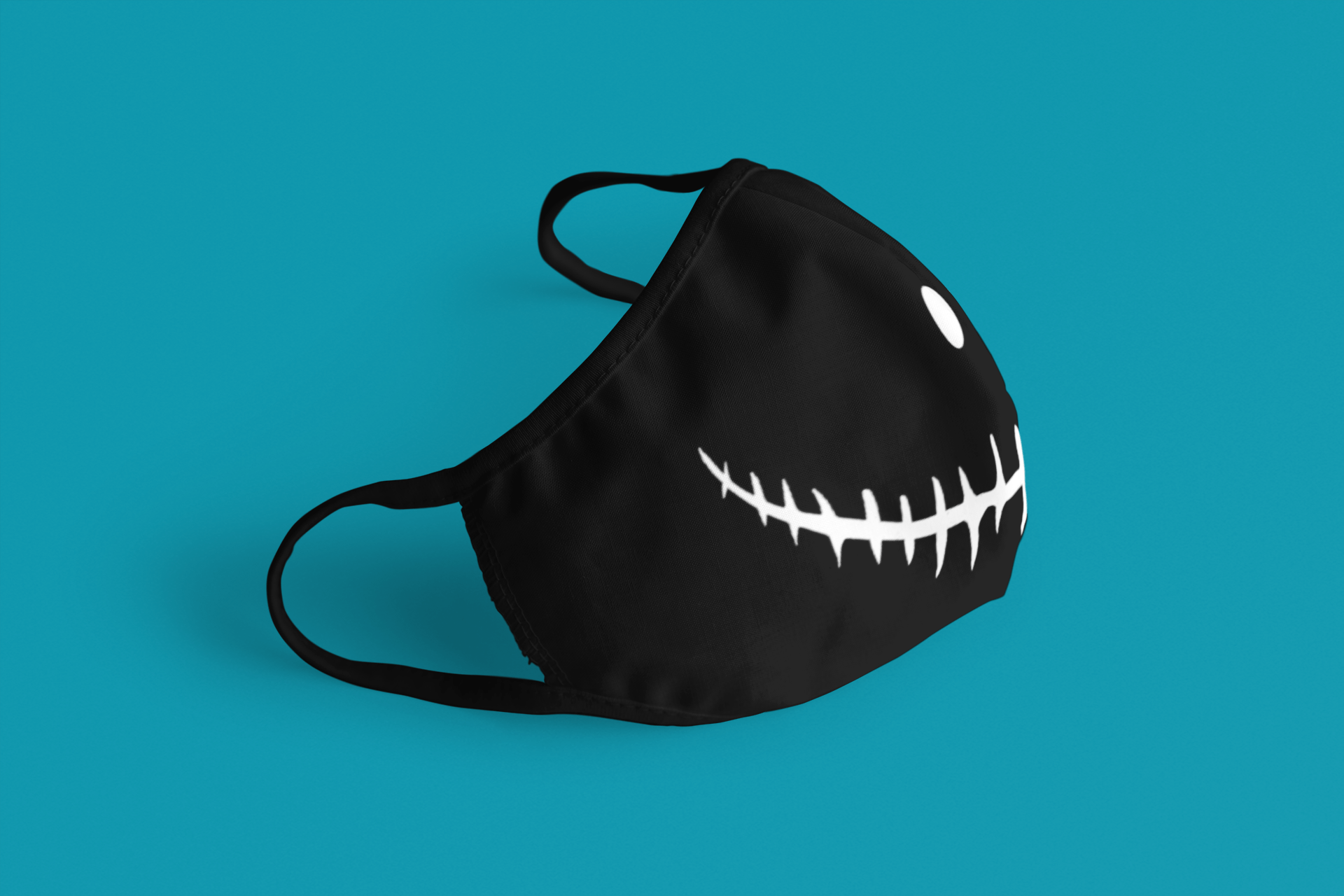Devil Smile: Printed Tetra Shield Protection Mask