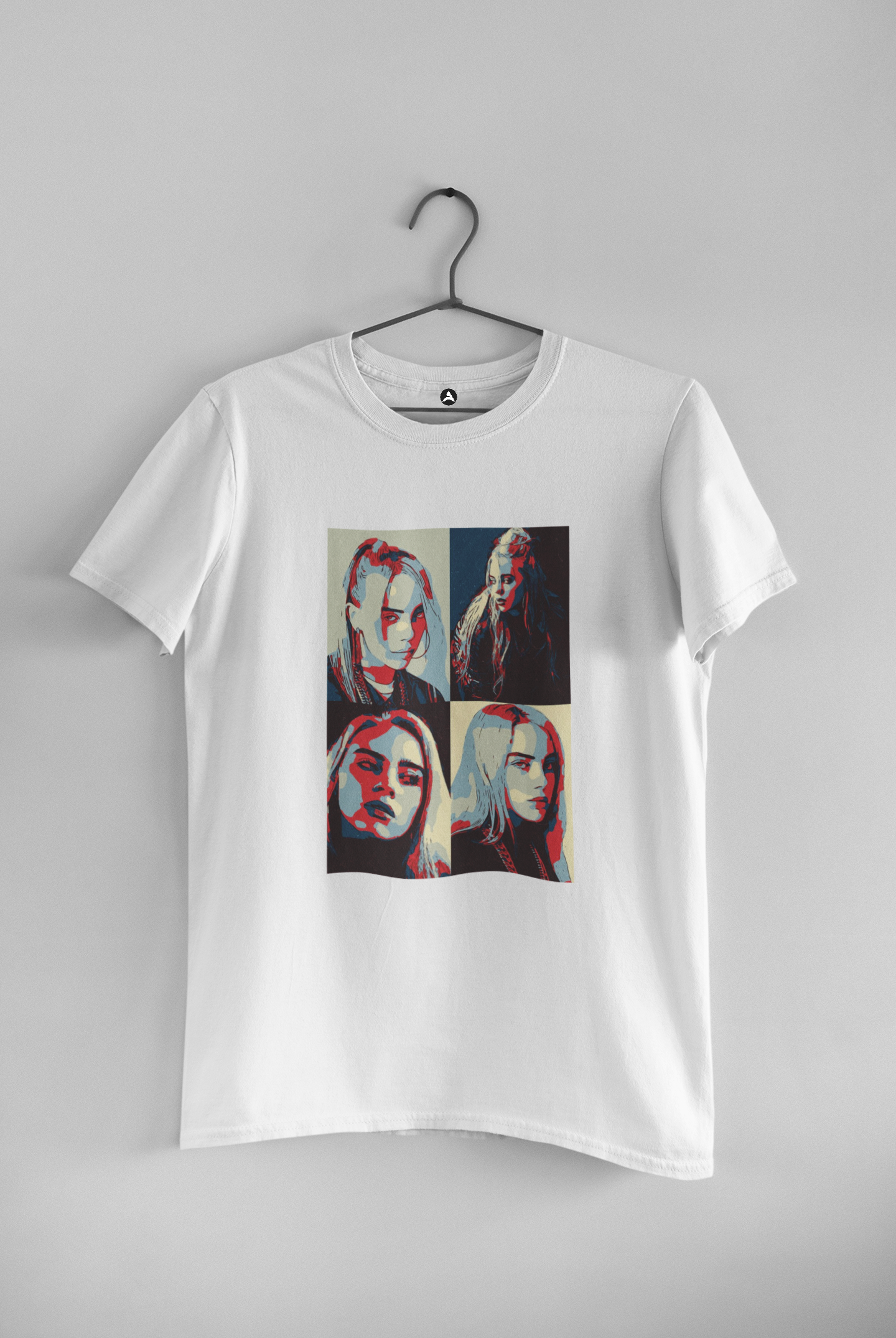 Different Shades of Billie: Aesthetic - Half Sleeve T-Shirts WHITE