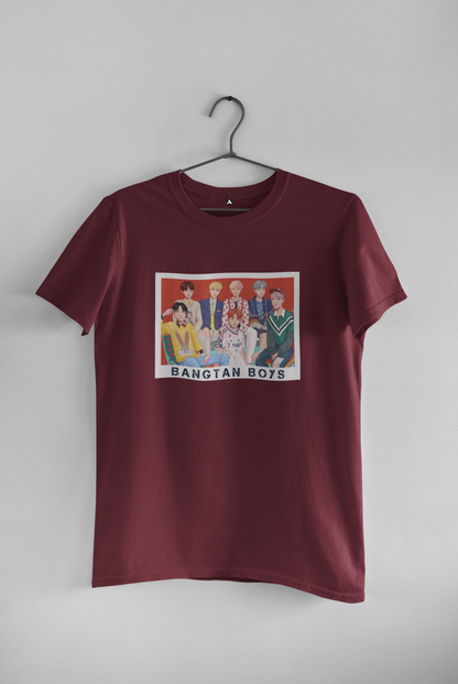 BANGTAN BOYS - HALF-SLEEVE T-SHIRTS