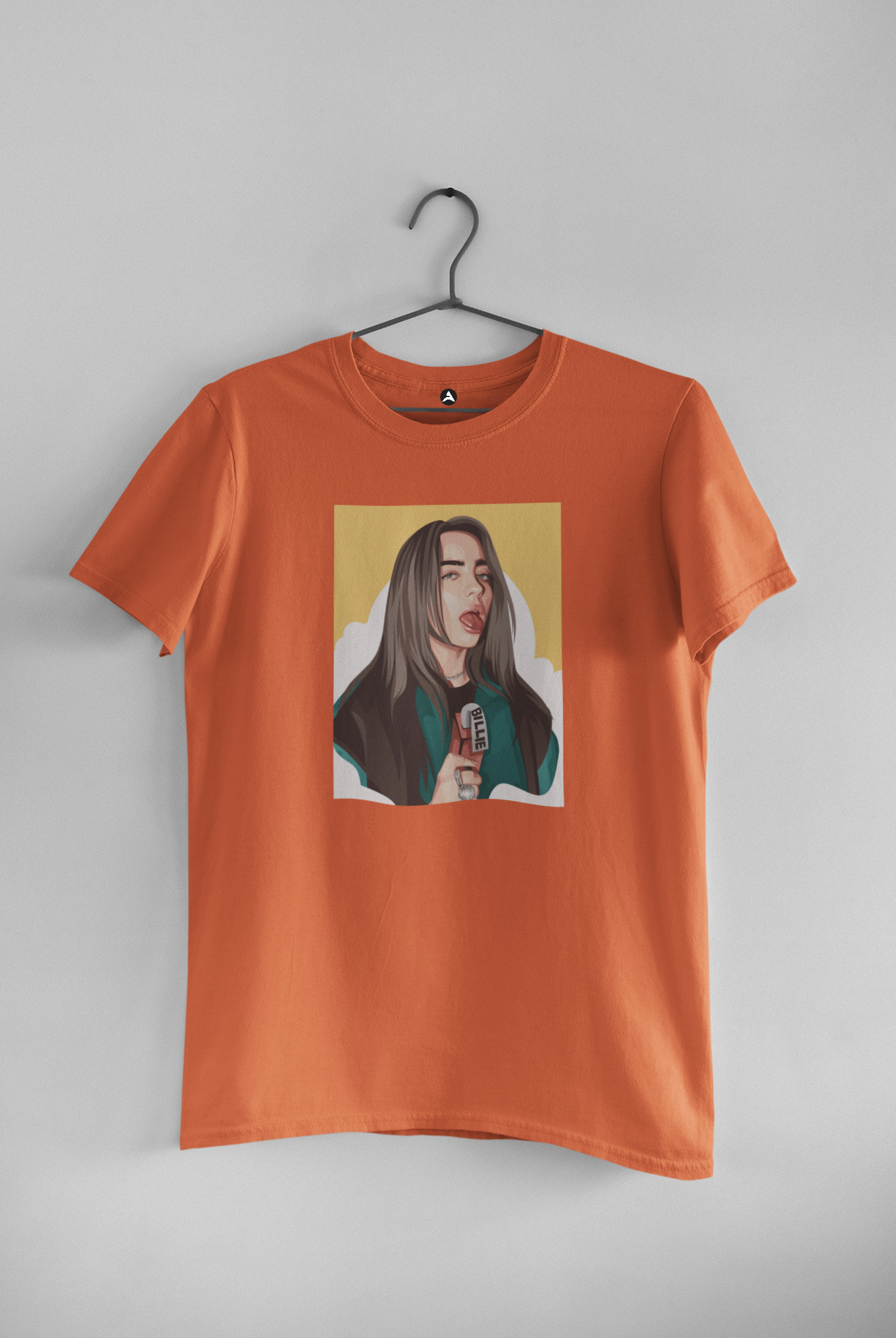 Billie: Aesthetic - Half Sleeve T-Shirts ORANGE