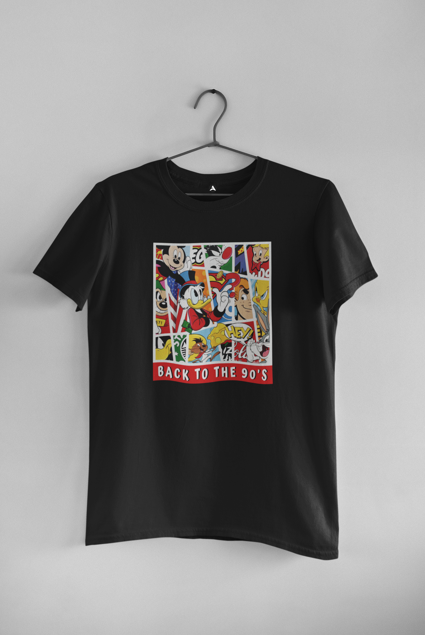 Back to the 90s - Regular Fit T-SHIRTS BLACK