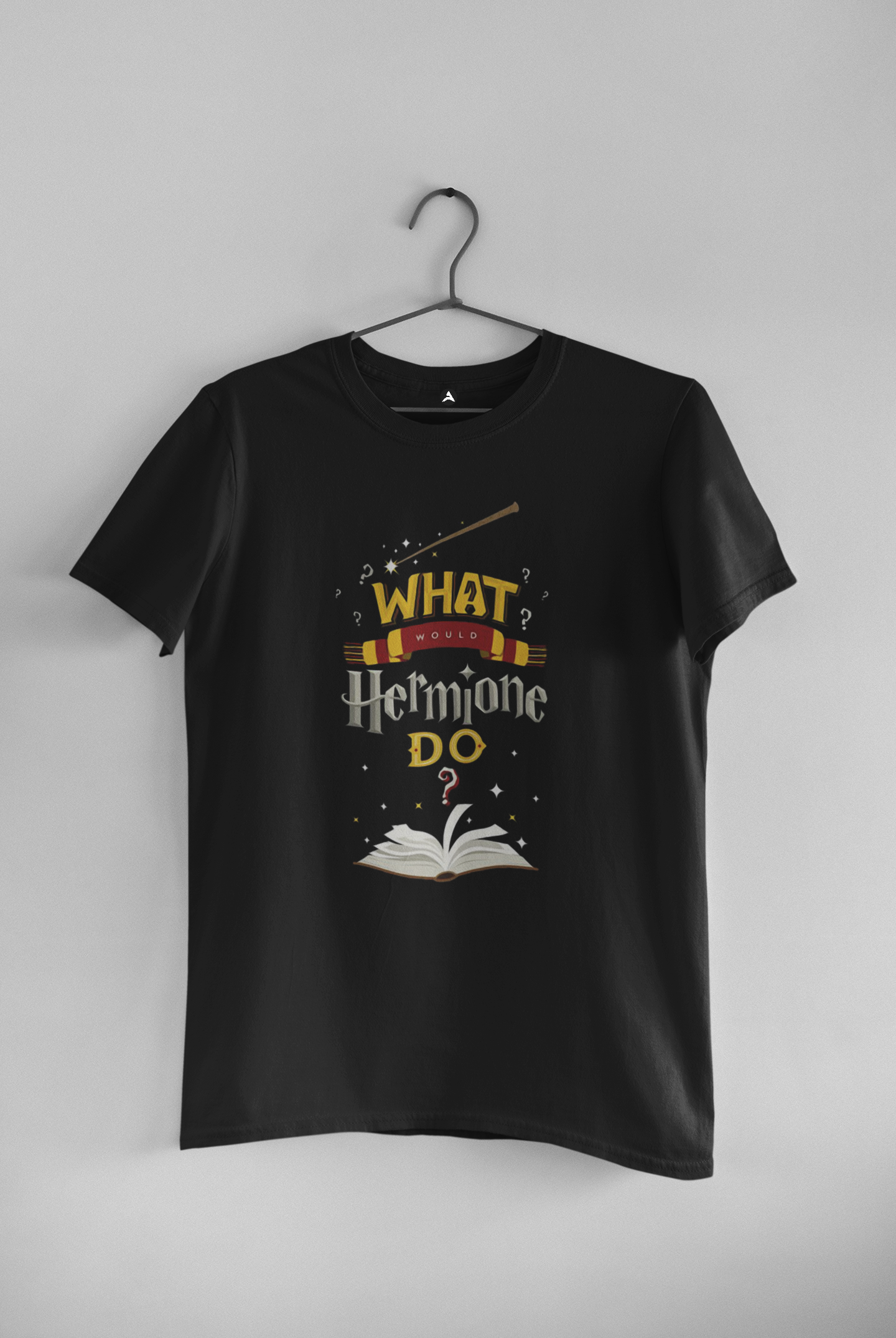 What Hermione Do? : HARRY POTTER - HALF-SLEEVE T-SHIRTS BLACK