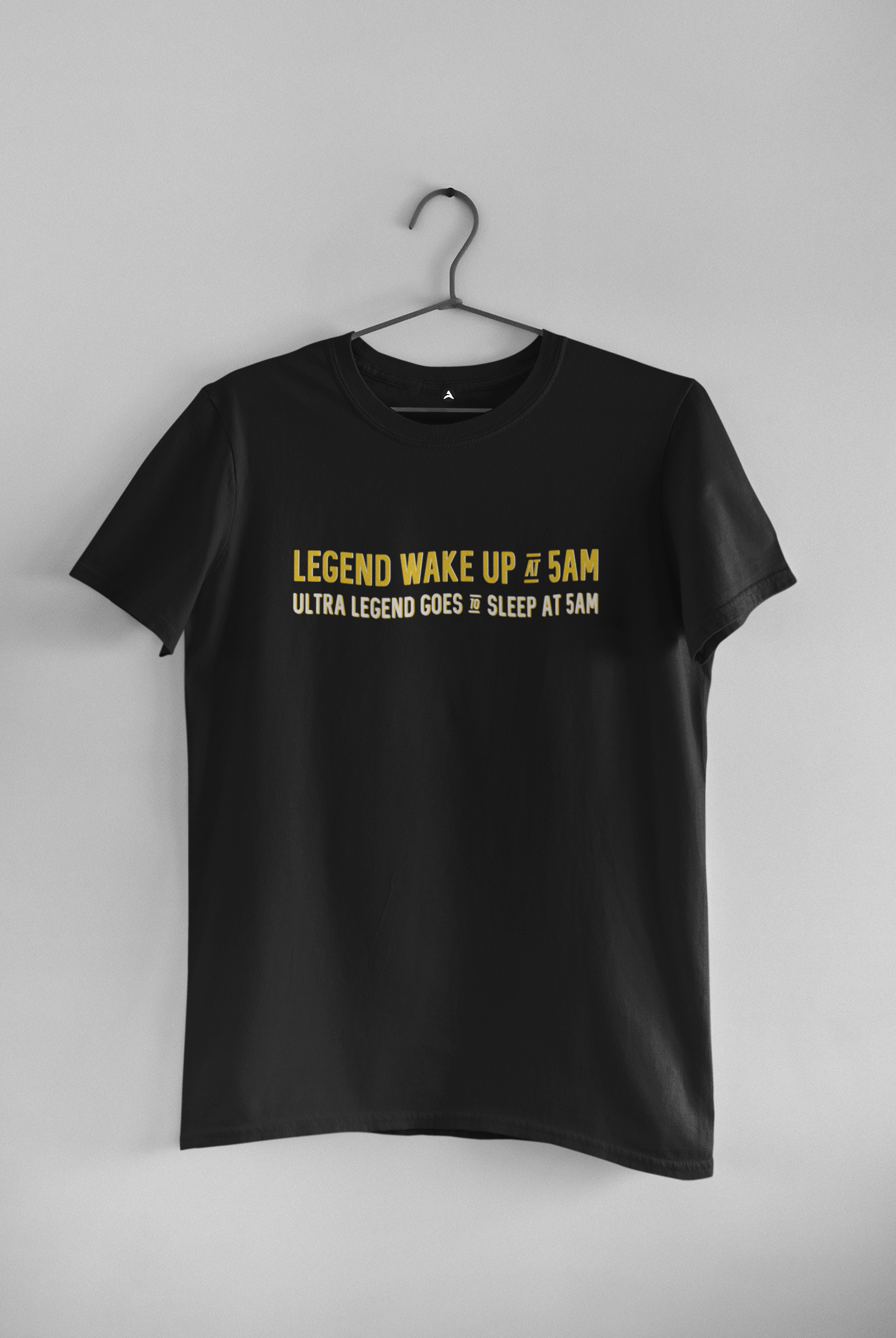 LEGENDS WAKE UP - Slogan Half Sleeve T-shirts