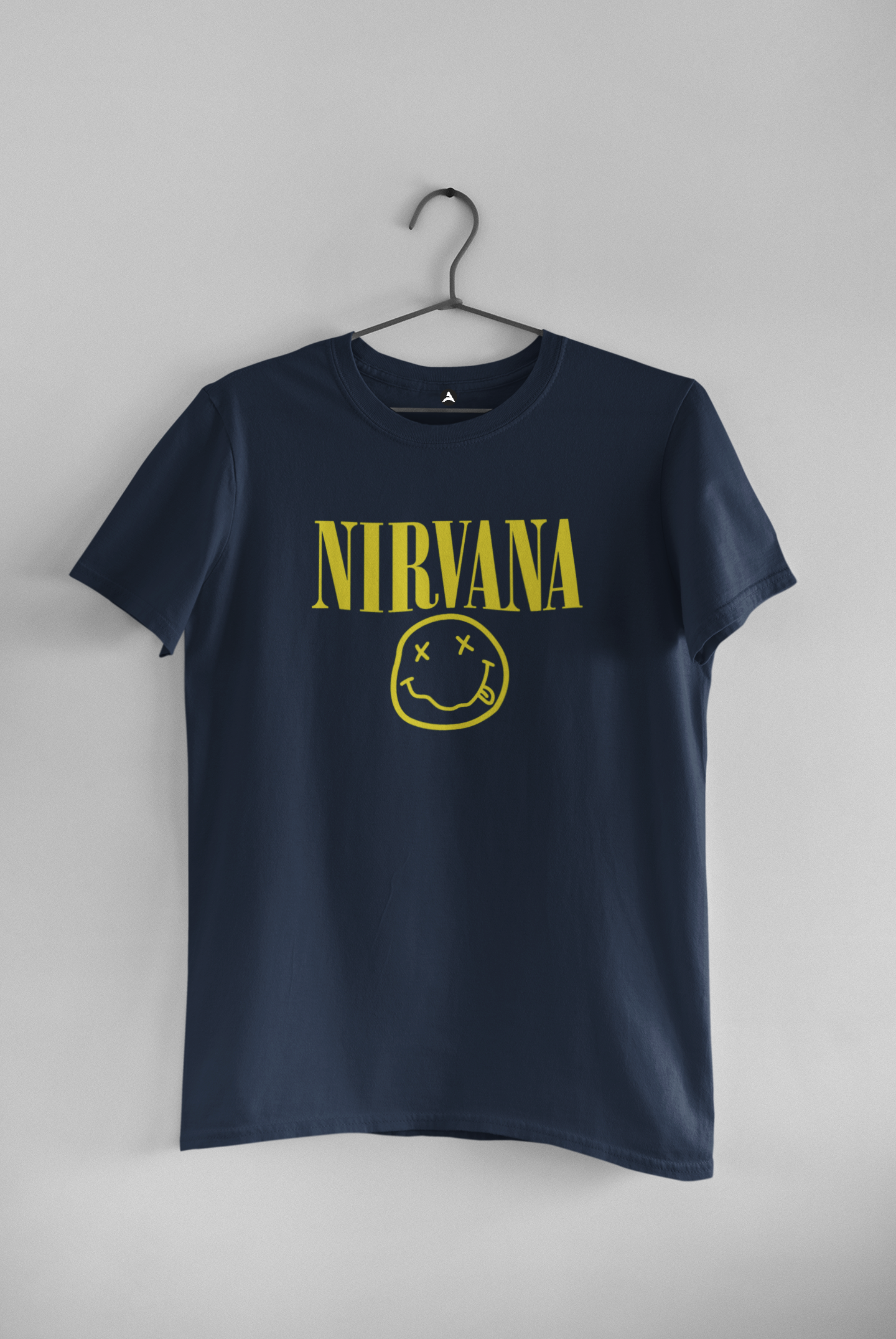 Nirvana - HALF-SLEEVE T-SHIRTS NAVY BLUE