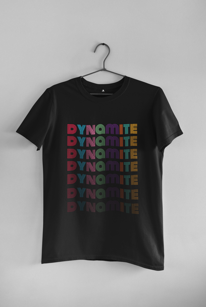 BTS DYNAMITE - HALF-SLEEVE T-SHIRTS