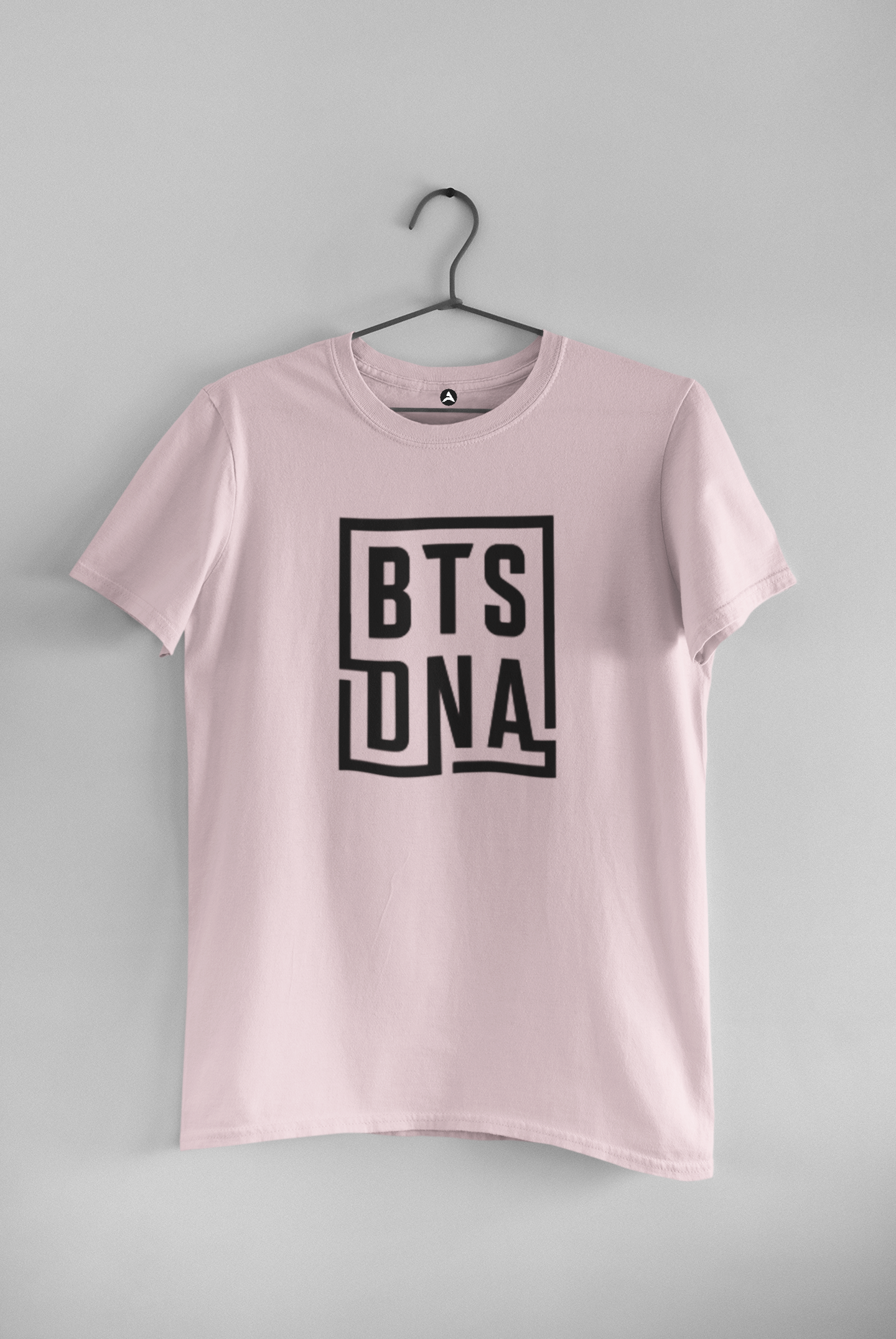 BTS DNA : Unisex Half-Sleeve T-Shirts LIGHT BABY PINK