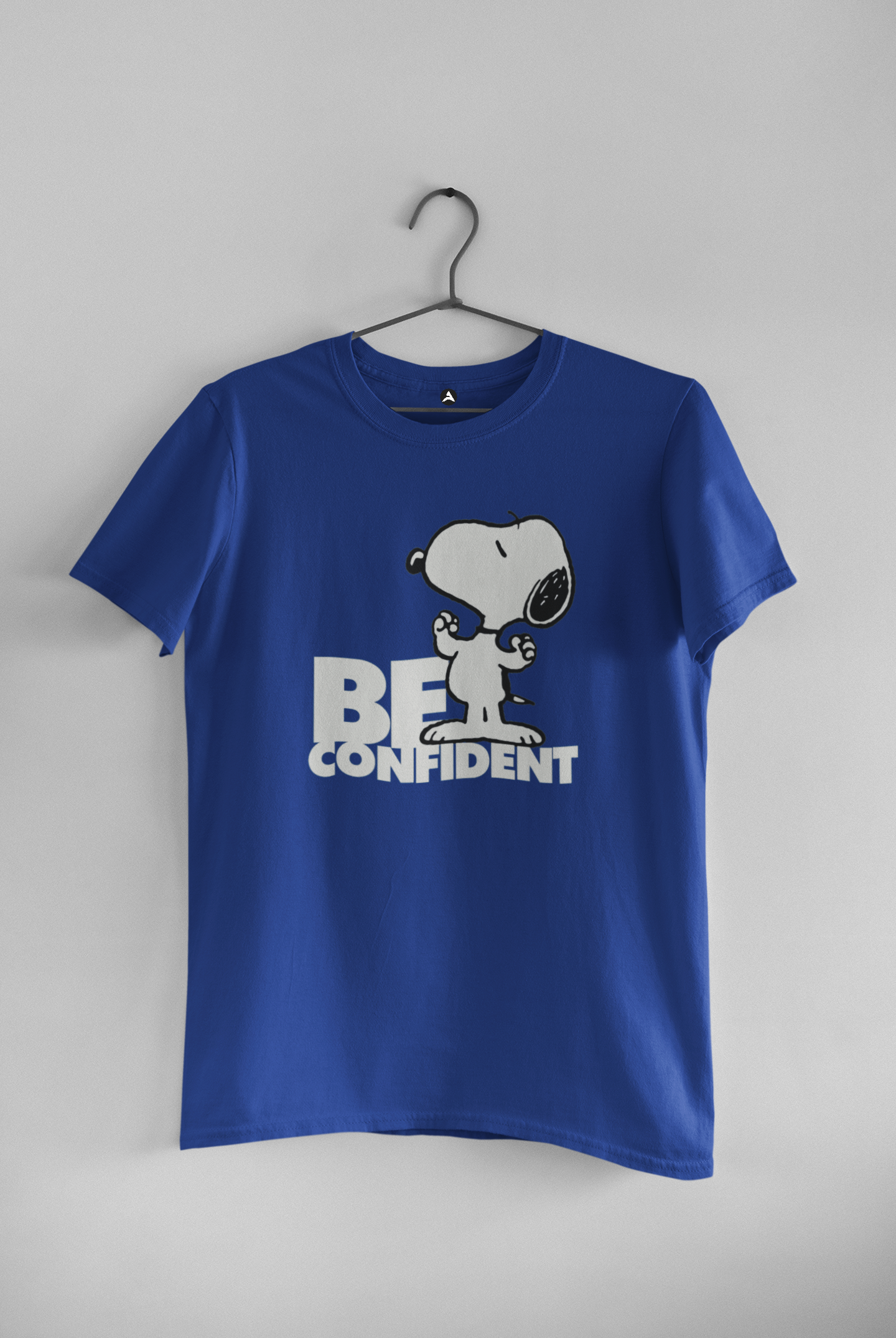 Snoopy - Be Confident: Regular Fit T-SHIRTS ROYAL BLUE