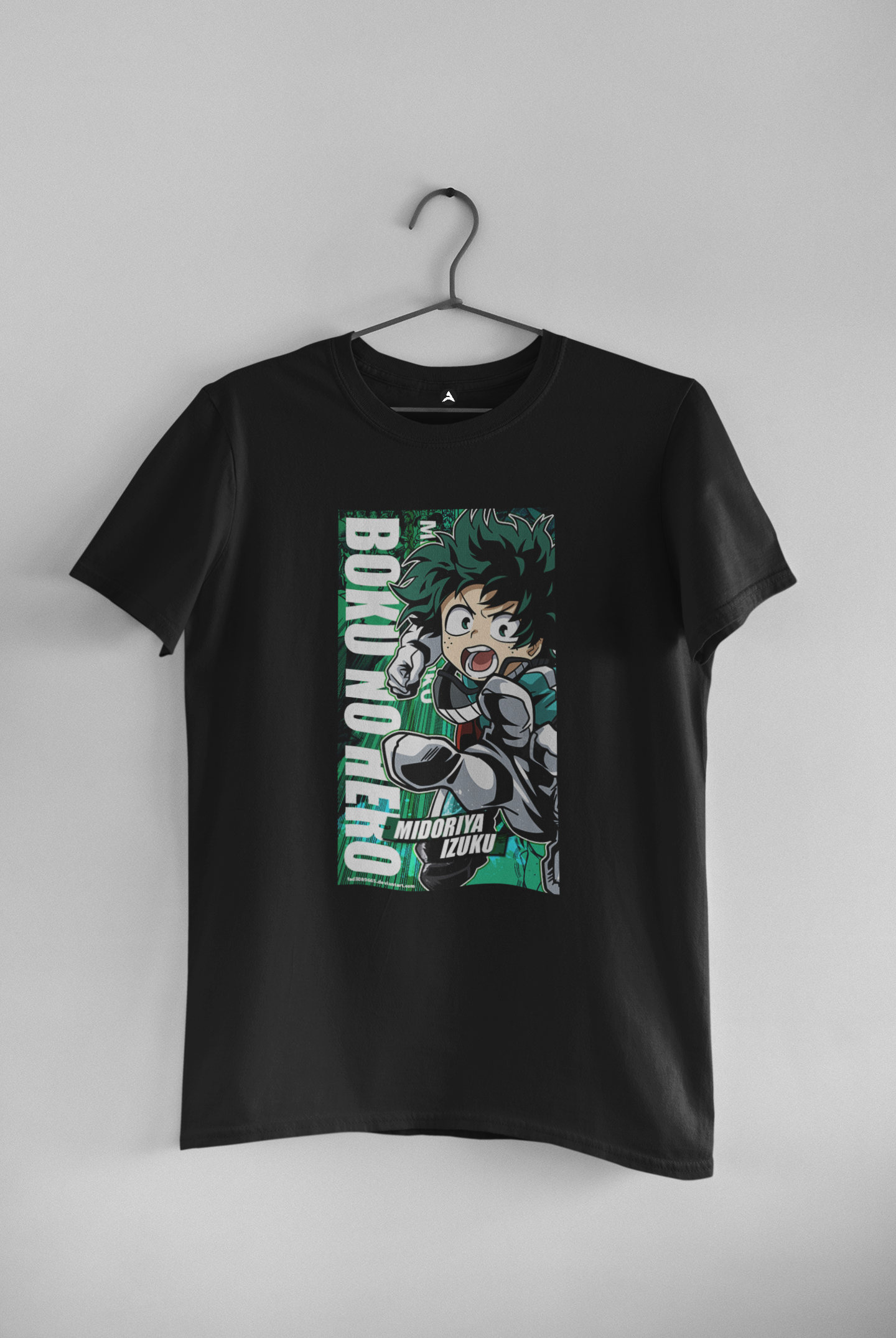 Boku No My Hero Academia : Anime- Half Sleeve T-Shirts BLACK