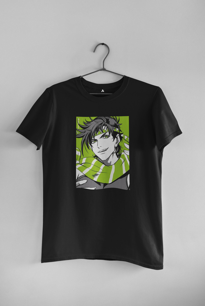 JOJO : Anime- Half Sleeve T-Shirts BLACK