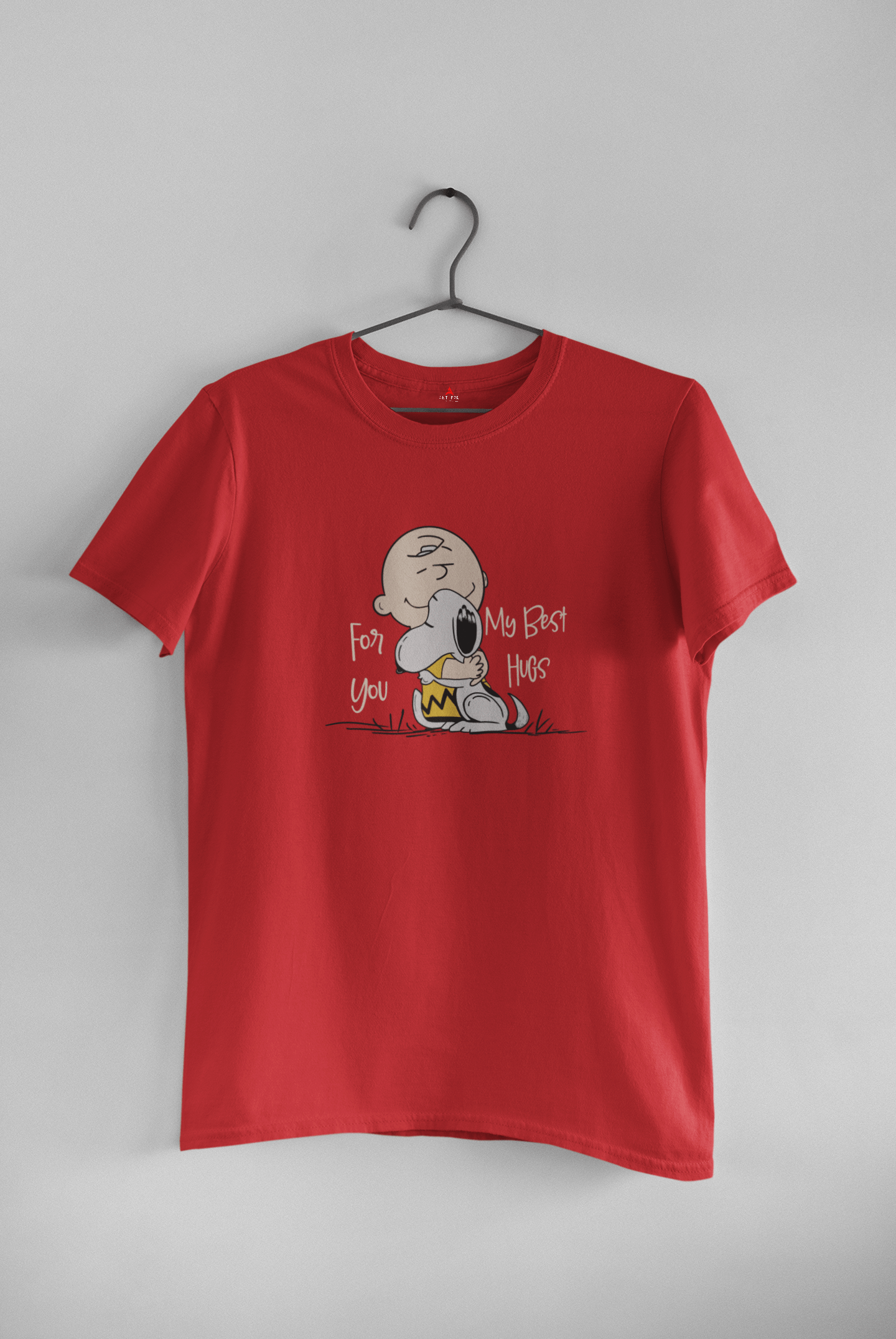Snoopy- My Best Hugs: Regular Fit T-Shirts