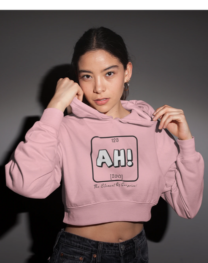 Baby girl cropped hoodie pink sale