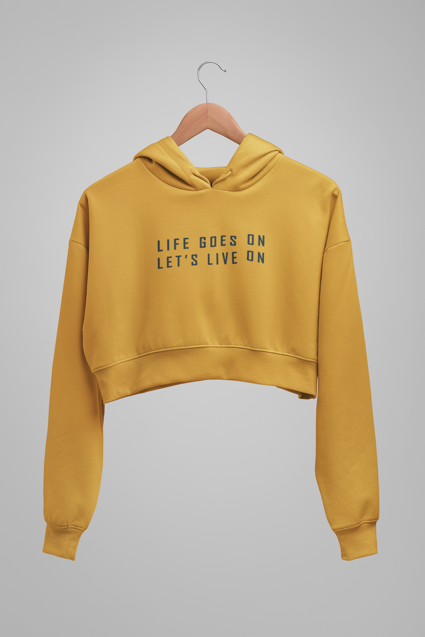 Life Goes On, Let's Live On : BTS - Winter Crop Hoodies