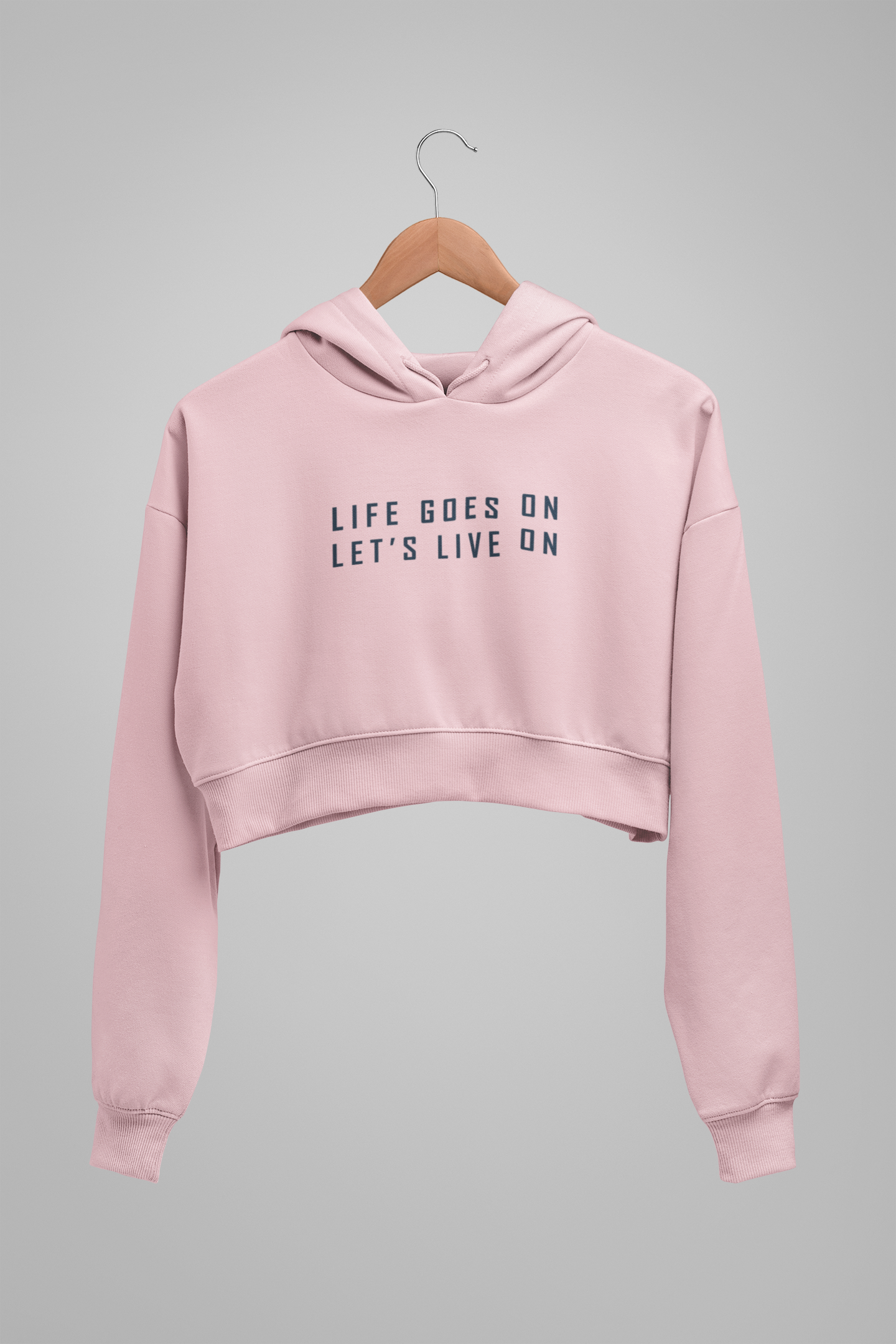 Life Goes On, Let's Live On : BTS - Winter Crop Hoodies