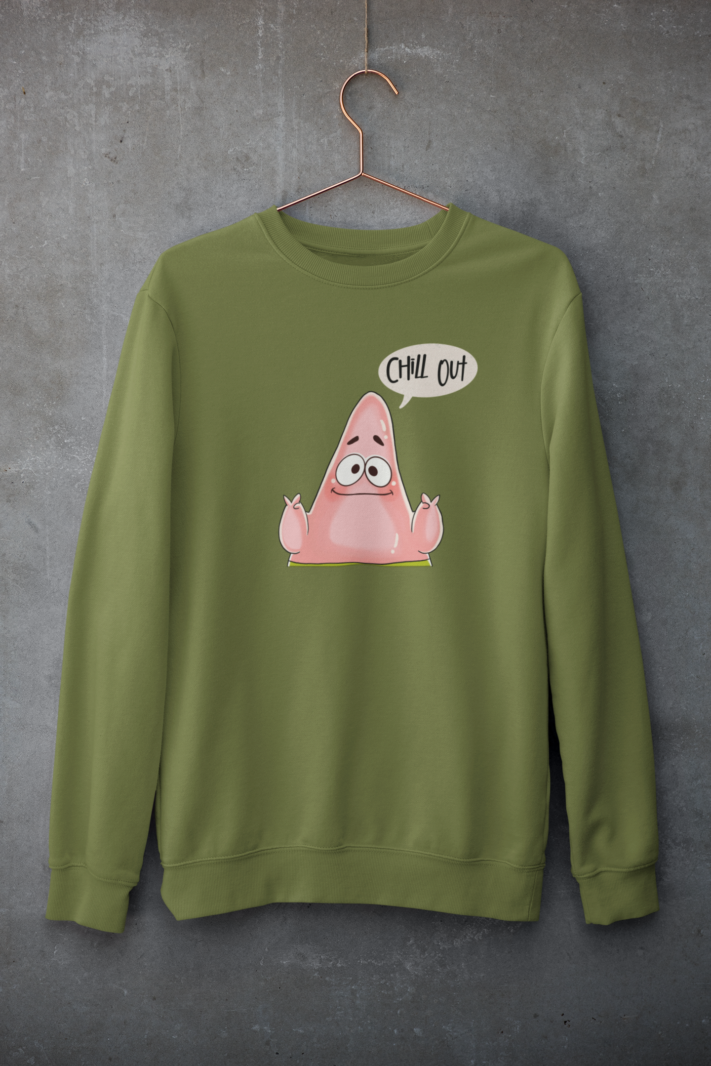 Chill Out - Winter Sweatshirts OLIVE GREEN