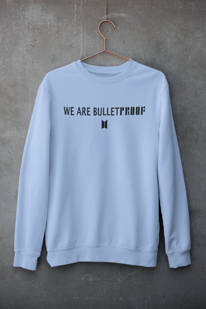 We are Bulletproof: BTS - Winter Sweatshirts- Snow Blue