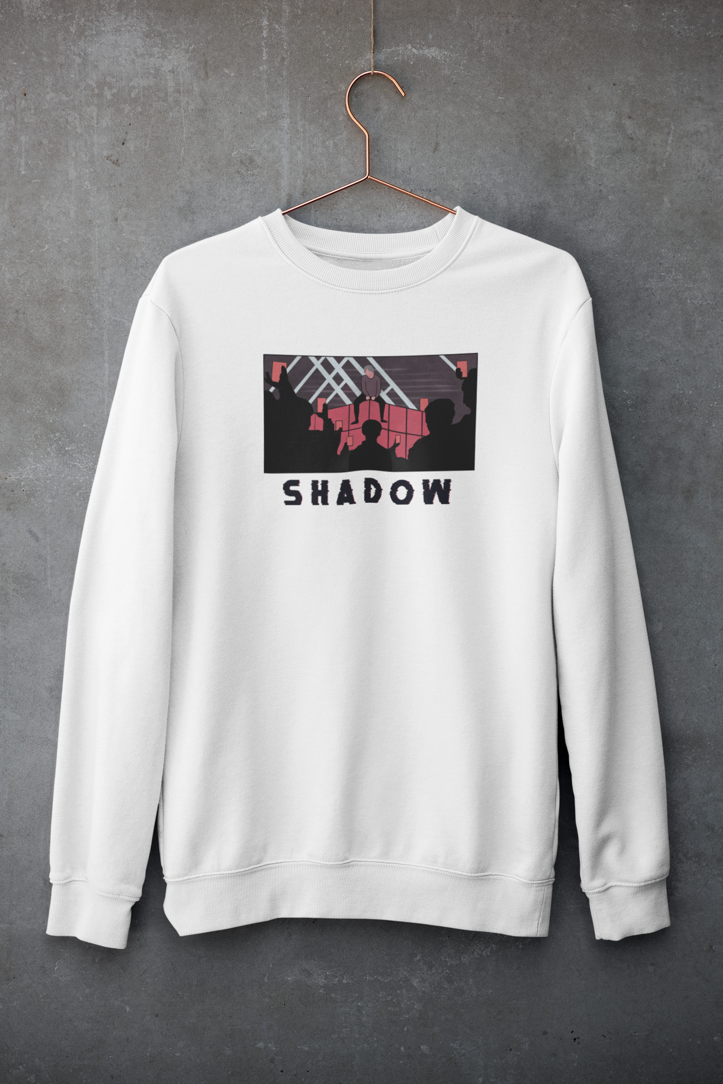 Shadow : BTS- WINTER SWEATSHIRT WHITE