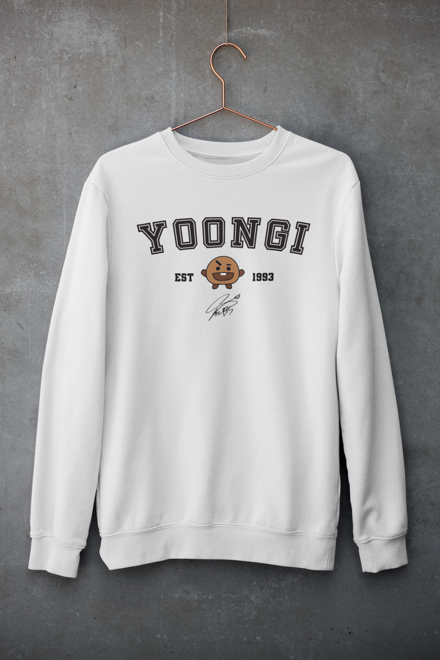 Yoongi- Shooky: BTS- Winter Sweatshirts