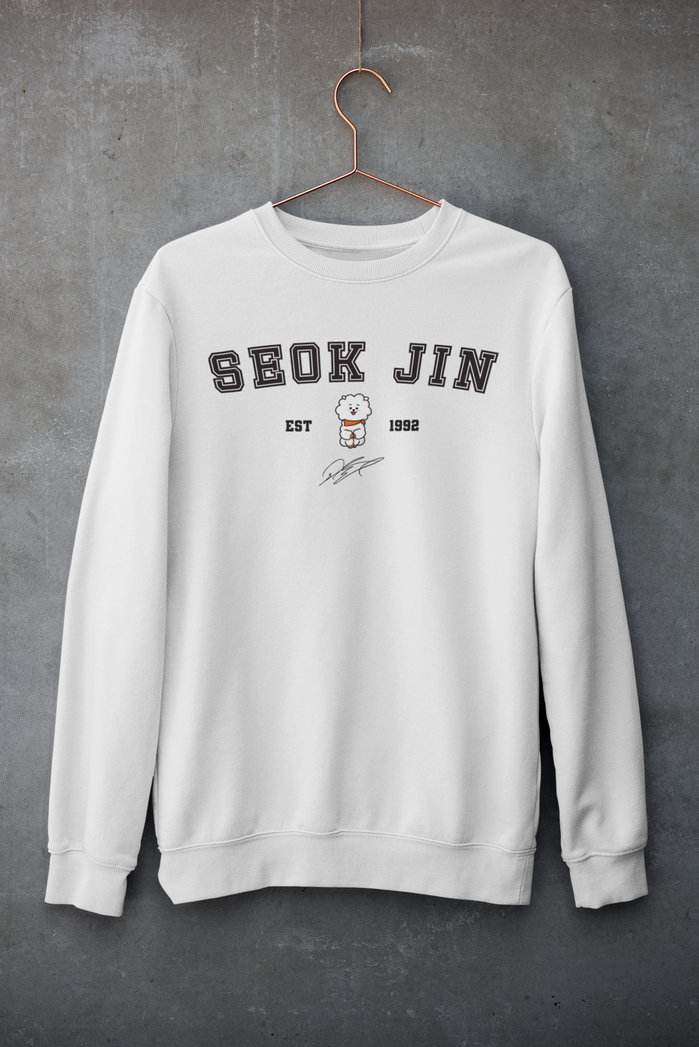 Seok Jin- RJ: BTS- Winter Sweatshirts