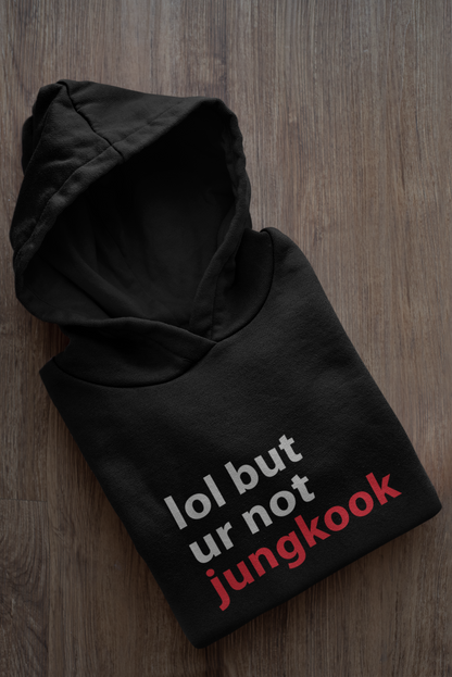 lol but ur not Jungkook: BTS - WINTER HOODIES BLACK