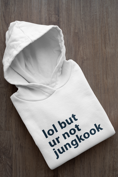 lol but ur not Jungkook: BTS - WINTER HOODIES WHITE