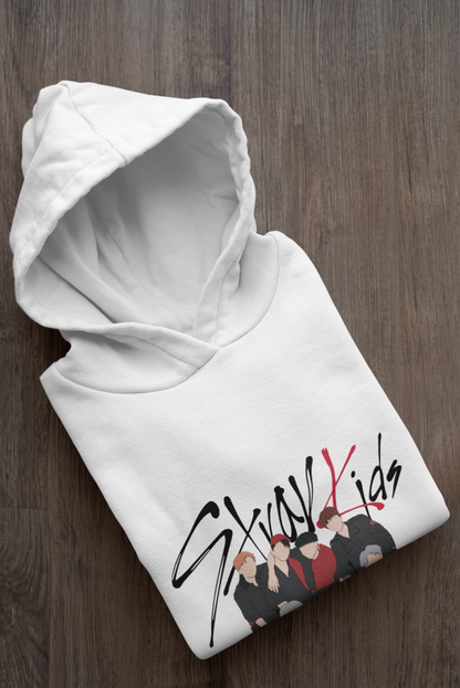 Stray Kids Squad - Winter Hoodies WHITE