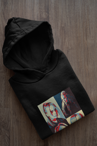 Different Shades of Billie: Aesthetic - WINTER HOODIES BLACK