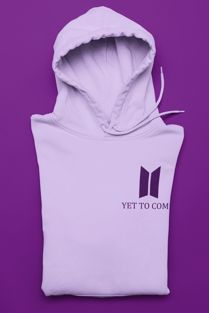 Yet To Come (Double Sided Print): BTS - WINTER HOODIES- LAVENDER