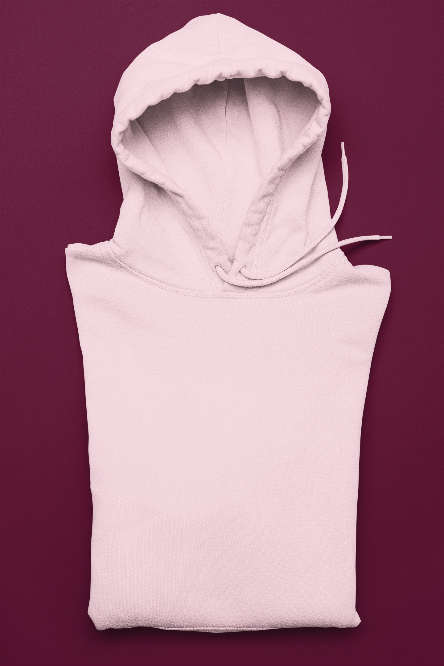 Basic Light Baby Pink Winter Hoodies