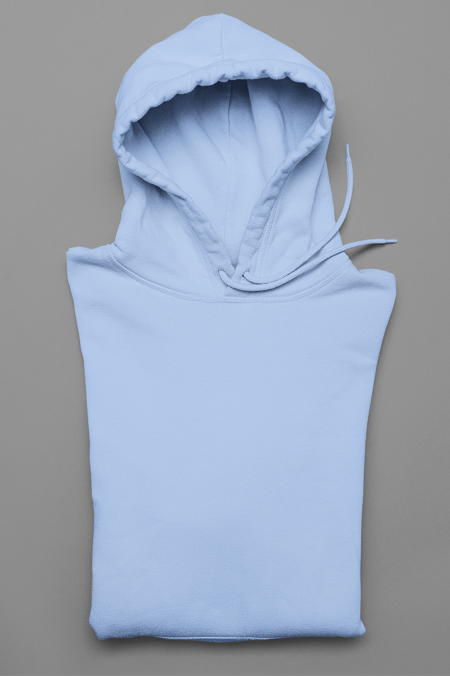 Basic Snow Blue Winter Hoodies