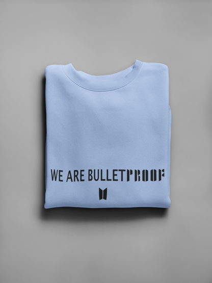 We are Bulletproof: BTS - Winter Sweatshirts- Snow Blue