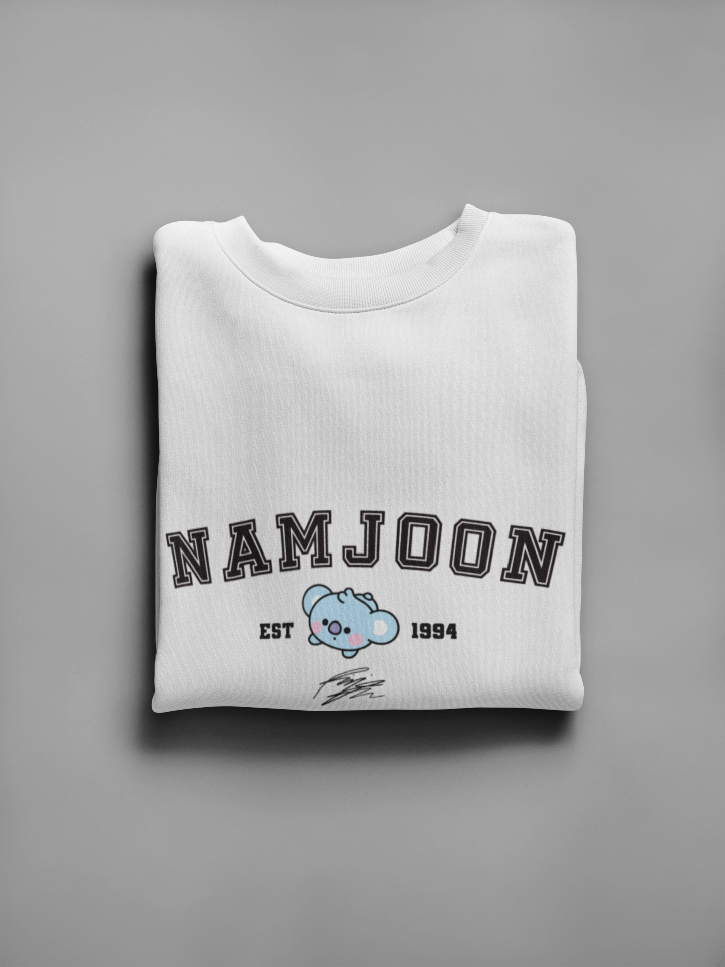 Namjoon- Koya: BTS- Winter Sweatshirts WHITE