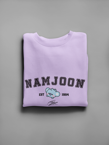 Namjoon- Koya: BTS- Winter Sweatshirts LAVENDER